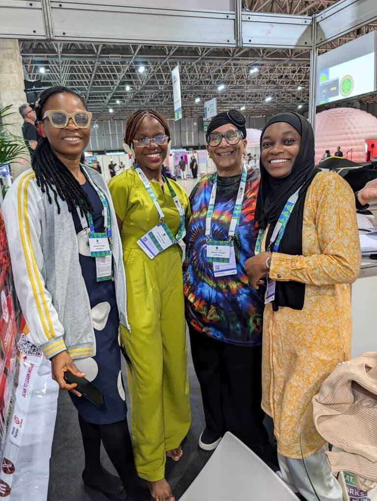 Empowered woman in her community